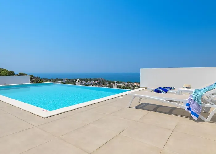 Vila Allegra With Pool In Pefkos, Lindos Area